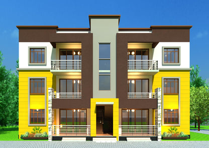 2 Bedroom apartment Block