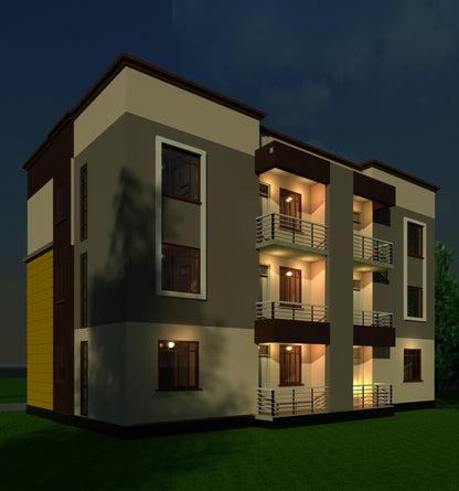 2 Bedroom apartment Block